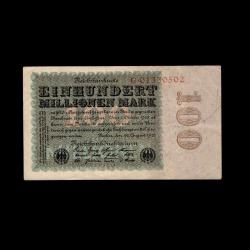 ALMANYA (1923) - 100.000.000 Mark (ÇÇT-ÇA 8,5/10)