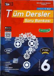 6.Sınıf Tüm Dersler Soru Bankası 2017 Yılı Basım SBM Yayınları