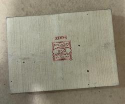 1960 dönemi Tekel Boğaziçi 850 kuruş sigara pakedi açılmamış kapalı dolu ÇT kolleksiyonluk 11 x 14 cm