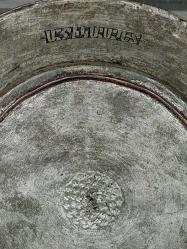 Antika 1800'ler Osmanlı  Ermeni Bakır Tabak