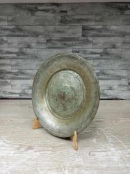 Antika 1800'ler Osmanlı  Ermeni Bakır Tabak