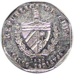 KÜBA 5 CENTAVOS 1998