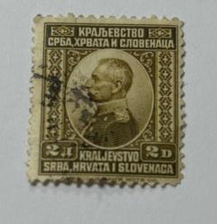 Yugoslavya Pulu - Yugoslavia Stamp - Mektup Zarfından Kesilmiş / Postadan Geçmiş Pul Filateli - KRAL JEVSTVO, 24 PARA - YABANCI PULLAR, NOSTALJİK DOĞUM GÜNÜ HEDİYESİ