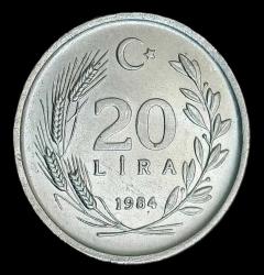 1984 20 Lira nadir sene