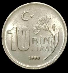 1999 10 Bin Lira Çil 6.75g