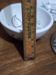 Kütahya el boyama porselen kase mini 8 cm 4 lü