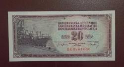 Yugoslavya 1974 20 Dinar Çil