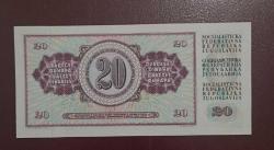 Yugoslavya 1974 20 Dinar Çil