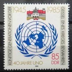DOĞU ALMANYA-DDR=1985 M-2982 Birleşmiş Milletler 40. Yılı  (**)