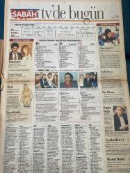 SABAH MELODİ GAZETESİ VE SABAH TELERAMA GAZETESİ - 9 Mayıs 1997 -Söyleyemedikleriniz-Süleyman Turan-Ah şu kocalar-Hale Pakcan-Mimi ile Muti-Patrıck Mc Donnel-Bizim Aile-Mort Walker-Dıck Browne-Marvın-Tom Amstrong-astroloji-Bugün ne yapalım-Erdoğan Sevgin-Eksen optik-Gazzela-Nazan moroğlu-Avrupa parlementosu eski üyelerinden sosyolog dr.Marie Christie-Ataç dış ticaret-günel Altıntaş-melike ve Zeynep home collection-RAKS-Züccaciye dergisi-Romanson-Altınbaş-Catherine Arley-Sınger-Cem Özer-can dündar-Türkan Şoray-ferhunde hanımlar-zeki demirkubuz-Uğur Polat-Çolpan İlhan-Sibel bilgiç-Ege aydan-İsmail Hakkı-Aslı Öngören-Sevda Ferda—Engin İnal-Ece uslu--Ali kırca--Sadettin teksoy--Esra Ceyhan-Banu Alkan-Faruk Peker--Hülya Koçyiğit--Çetin tekindor-- Seda Sayan-Kadir İnanır-ercan Turgut-filiz Ersürer-imparator--azap çiçeği-ilişki-yavrularım