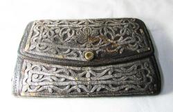 19.yy OSMANLI AzıNLıK SIRMALI DERİ El ÇaNTaSı.....
