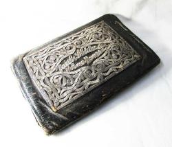 19.yy OSMANLI AzıNLıK SIRMALI DERİ El ÇaNTaSı.....