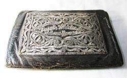 19.yy OSMANLI AzıNLıK SIRMALI DERİ El ÇaNTaSı.....