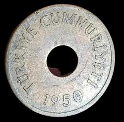 1950 Delikli 1 Kuruş