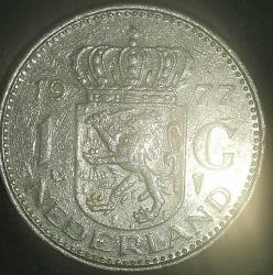 HOLLANDA 1977   1 GULDEN