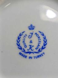 P17-----İKİ ADET J&K PORSELEN İSTANBUL PORSELEN TABAK
