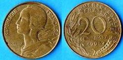 FRANSA 20 CENTIMES 1995