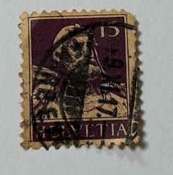 Yunanistan Pulu - Greece Stamp - Mektup Zarfından Kesilmiş / Postadan Geçmiş Pul Filateli - YUNANLI KOMUTAN TEMALI, 15 PARA - YABANCI PULLAR, NOSTALJİK DOĞUM GÜNÜ HEDİYESİ