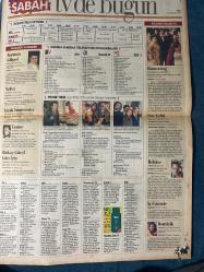SABAH MELODİ GAZETESİ VE SABAH TELERAMA GAZETESİ - 29 Nisan 1997 -Söyleyemedikleriniz-Süleyman Turan-Ah şu kocalar-Hale Pakcan-Mimi ile Muti-Patrıck Mc Donnel-Bizim Aile-Mort Walker-Dıck Browne-Marvın-Tom Amstrong-astroloji-Bugün ne yapalım-Erdoğan Sevgin-harika Avcı-Dünya dans günü—Esra Ceyhan-Fatma Girik-ruhsar Öcal-mahallenin muhtarlari--Şükriye Tutkun-bir demet tiyatro-demet Akbaba-Yılmaz Erdoğan--Pınar Türenç-Ender Coşkun-Nurseli İdiz--Sabah kitapları-Ali Öztürk-karımın gölgesi-Orhan Elçin-Halit Akçatepe-Tülin Şenöz-Süreyya duru-Yalçın gülhan-perihan Savaş-nefret-Emine-Orhan Aksoy-Filiz Akın-Tarık akkan-birkaç güzel gün için-Cüneyt Arkın--Necla nasır--Herkül-sahte dünyalar--Jean Simmons-Eddie Murphy-Michael Dudikoff