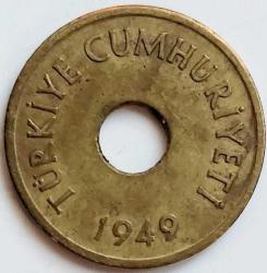 1 KURUŞ, 1949 ÇÇT (Kapsülde)