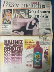 SABAH MELODİ GAZETESİ VE SABAH TELERAMA GAZETESİ - 27 Nisan 1997 -Söyleyemedikleriniz-Süleyman Turan-Ah şu kocalar-Hale Pakcan-Mimi ile Muti-Patrıck Mc Donnel-Bizim Aile-Mort Walker-Dıck Browne-Marvın-Tom Amstrong-astroloji-Bugün ne yapalım-Erdoğan Sevgin-Bio Shout ailesi-Beslenme kuralları-Fikret Hakan-hümeyra-Seda kaya güler-Özlem akalan-Sınger-Ayşen Gruda-Önder açıkalın-ilişkiler-bluebay eyewear ve sunglasses-Serdar ortaç-Bülent Ersoy--reyting hamdi--Ali Şen-Meltem cumbul-safiye Soyman-Orhan Gencebay-Emel Sayın—Hülya Avşar-safiye Soyman-naylon Kemal-Tarkan İnkaya-Sinan bengier-Özlem onursal-Münir Özkul-Emrah— Esrado--Murat Parasayar-yalnız güneş Şahitti-hızırbey-Suna Selen-Engin Cezzar - İdil Koleksiyon