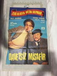 Efemera - Film Afişi Davetsiz Misafir Zeki Alasya Metin Akpınar - kitantik - kitaLog