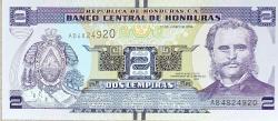 HONDURAS 2 Lempira, 2014 ÇİL