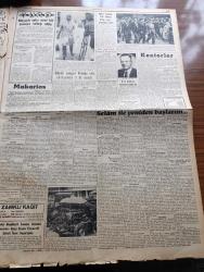 Cumhuriyet Gazetesi - 1 Ekim 1963 - Makarios Anayasa Tadilinde Türkiye'ye Müdahale Etme Hakkı Tanımıyor - Ecvet Güresin Köşe Yazısı - Keban Dünyanın En Büyük Barajın Olacak - Hü Dost Yazan Fikret Otyam Yazı Dizisi - Rusya İle Küba'nın Araları Açılıyor - Ulaştırma Bakanı İhsan Şeref Dura İstifa Etmem İçin Sebep Yok Dedi - Başbakan İsmet İnönü Dün Devlet Planlama Teşkilatının 3. Yıldönümünde Konuşma Yaptı - Müşfik Ve Yıldız Kenter Dün Bir Basın Toplantısı Yaparak Gezi İntibalarını Anlattılar - İlhan Selçuk Köşe Yazısı - Parisli Gözde Çeviren Hatice Vildan Yazı Dizisi - Şehir Tiyatroları Faaliyete Geçiyor - Şanlı Kadırgalar Yazan Feridun Fazıl Tülbentçi Yazı Dizisi - Cezayir'de Berberiler Kahrolsun Diktatör Ben Bella Diye Bağırdılar - Gestapo Şefi Heinrich Müller'in Mezarı Açıldı - New York'un Esrarı Çizgi Roman - Türk Viskisi Tek Rakısı Filiz Çayı Piyasaya Çıktı - Otomasyon Çağı Başlamak Üzere - Dün Gece Yeşilköy Hava Alanına 3 Uçak Dolusu Sporcu Geldi - Galatasaray Beşiktaş Maçı