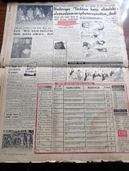 Cumhuriyet Gazetesi - 1 Ekim 1963 - Makarios Anayasa Tadilinde Türkiye'ye Müdahale Etme Hakkı Tanımıyor - Ecvet Güresin Köşe Yazısı - Keban Dünyanın En Büyük Barajın Olacak - Hü Dost Yazan Fikret Otyam Yazı Dizisi - Rusya İle Küba'nın Araları Açılıyor - Ulaştırma Bakanı İhsan Şeref Dura İstifa Etmem İçin Sebep Yok Dedi - Başbakan İsmet İnönü Dün Devlet Planlama Teşkilatının 3. Yıldönümünde Konuşma Yaptı - Müşfik Ve Yıldız Kenter Dün Bir Basın Toplantısı Yaparak Gezi İntibalarını Anlattılar - İlhan Selçuk Köşe Yazısı - Parisli Gözde Çeviren Hatice Vildan Yazı Dizisi - Şehir Tiyatroları Faaliyete Geçiyor - Şanlı Kadırgalar Yazan Feridun Fazıl Tülbentçi Yazı Dizisi - Cezayir'de Berberiler Kahrolsun Diktatör Ben Bella Diye Bağırdılar - Gestapo Şefi Heinrich Müller'in Mezarı Açıldı - New York'un Esrarı Çizgi Roman - Türk Viskisi Tek Rakısı Filiz Çayı Piyasaya Çıktı - Otomasyon Çağı Başlamak Üzere - Dün Gece Yeşilköy Hava Alanına 3 Uçak Dolusu Sporcu Geldi - Galatasaray Beşiktaş Maçı