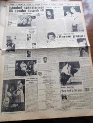 Cumhuriyet Gazetesi - 3 Ekim 1963 - Yeni Türkiye Partililer Hıfzı Oğuz Bekata'yı İtham Ettiler - Sağlık Bakanı Yusuf Azizoğlu Hıfzı Oğuz Bekata'ya Cevap Verdi - Bekata Olayı Yazan Ecvet Güresin - İsmet İnönü Bakanlıklara Genelge Gönderdi - Atatürk'ün En Yakın Silah Arkadaşlarından General Refet Bele Vefat Etti - Hü Dost Yazı Ve Fotoğraflar Fikret Otyam Yazı Dizisi - İlhan Selçuk Köşe Yazısı - Şanlı Kadırgalar Yazan Feridun Fazıl Tülbentçi Yazı Dizisi - Parisli Gözde Çeviren Hatice Vildan Yazı Dizisi - Kennedy Rusya'ya Buğday Satışına Müsaade Edecek - Toto Karaca İle Celal Sururi Zır Delilerde - Esin Eden Dormen Tiyatrosunda - Tülin Oral Abdurrahman Palay Saim Alpago Lale Oraloğlu Ve Ihsan Yüce Dr. Freud Ve Hastası Piyesinde Fotoğraf - Kupe Ve Kabriyole Otomobiller Büyük Rağbet Görüyor - Beşiktaş'ı 3 0 Mağlup Eden Galatasaray Atatürk Kupasında Finale Kaldı - Metin Oktay  Dünyaya Gelsem Tekrar Futbolcu Olur Tekrar Galatasaray'da Oynarım - 4. Akdeniz Oyunları Ve Düşünceler - Burhan Felek