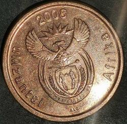 GÜNEY AFRİKA  2008  5 CENT