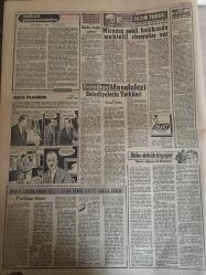 YENİ SABAH GAZETESİ  1 MART 1963 YIL :25 SAYI :8609---Kızılırmak da yelkenli devrildi : 23 kişi öldü ---Tekel Bakanına göre zam vatandaşı mesud  edecek ---İki er kadını ormanda çırılçıplak soyup kaçtı --İnönü dün Zirai krediler  kapanın eline kaldı ---Çocuklarda suç işlemeye karşı  meyil artıyor ---Devrilen kamyonun altında kalan yolculardan 8 oldu ---Devlet ve Turizm : Siyavuşgil --Evine giren  ırz düşmanını tüfekle vurdu --Modern bir eşle yaşamanın derdini çekmeye mahkum oldu --Londra -Tahran Demiryolu iki yıla kadar tamamlanıyor ---Voleybol :Galatasaray Rapid e yenildi --Galatasaray bugün Ankara deplasmanına çıkıyor ---Milli Takıma santrhaf bulmak mesele oldu ---Galatasaray ın Milan kadrosu belli oldu ---Avrupa Kupası :Fransa İngiltere yi 5-2 mağlup etti --Vergi zamları hususunda izahat verildi --Nezarethane duvarını yıkıp iki suçluyu  kaçırdılar --