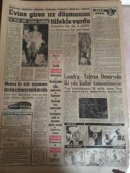 YENİ SABAH GAZETESİ  1 MART 1963 YIL :25 SAYI :8609---Kızılırmak da yelkenli devrildi : 23 kişi öldü ---Tekel Bakanına göre zam vatandaşı mesud  edecek ---İki er kadını ormanda çırılçıplak soyup kaçtı --İnönü dün Zirai krediler  kapanın eline kaldı ---Çocuklarda suç işlemeye karşı  meyil artıyor ---Devrilen kamyonun altında kalan yolculardan 8 oldu ---Devlet ve Turizm : Siyavuşgil --Evine giren  ırz düşmanını tüfekle vurdu --Modern bir eşle yaşamanın derdini çekmeye mahkum oldu --Londra -Tahran Demiryolu iki yıla kadar tamamlanıyor ---Voleybol :Galatasaray Rapid e yenildi --Galatasaray bugün Ankara deplasmanına çıkıyor ---Milli Takıma santrhaf bulmak mesele oldu ---Galatasaray ın Milan kadrosu belli oldu ---Avrupa Kupası :Fransa İngiltere yi 5-2 mağlup etti --Vergi zamları hususunda izahat verildi --Nezarethane duvarını yıkıp iki suçluyu  kaçırdılar --