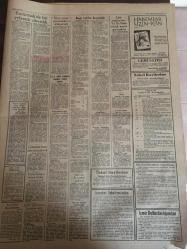 YENİ SABAH GAZETESİ  1 MART 1963 YIL :25 SAYI :8609---Kızılırmak da yelkenli devrildi : 23 kişi öldü ---Tekel Bakanına göre zam vatandaşı mesud  edecek ---İki er kadını ormanda çırılçıplak soyup kaçtı --İnönü dün Zirai krediler  kapanın eline kaldı ---Çocuklarda suç işlemeye karşı  meyil artıyor ---Devrilen kamyonun altında kalan yolculardan 8 oldu ---Devlet ve Turizm : Siyavuşgil --Evine giren  ırz düşmanını tüfekle vurdu --Modern bir eşle yaşamanın derdini çekmeye mahkum oldu --Londra -Tahran Demiryolu iki yıla kadar tamamlanıyor ---Voleybol :Galatasaray Rapid e yenildi --Galatasaray bugün Ankara deplasmanına çıkıyor ---Milli Takıma santrhaf bulmak mesele oldu ---Galatasaray ın Milan kadrosu belli oldu ---Avrupa Kupası :Fransa İngiltere yi 5-2 mağlup etti --Vergi zamları hususunda izahat verildi --Nezarethane duvarını yıkıp iki suçluyu  kaçırdılar --
