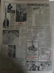 YENİ SABAH GAZETESİ 24 TEMMUZ 1962 YIL :25 SAYI :8391 --Manisa ve Ahlat da halk ile jandarmalar çarpıştı --Cihangir de halk kaatili yuhaladı ---Dışardaki doktorlar dört milyar liramızı götürdü --Şile cezaevinde arbede : 5 yaralı var ---10 yankesici kadın bir otobüs  halkını soydu --Sual soran  gazeteciden bir dilekçe istendi ---Basın Yine Kabahatli : Siyavuşgil --Dış olaylar : Cezayir ,Bin Bellacı Bir Parti Kuruldu --Rusya ,Doğu Almanya ile barış imzalamağa hazırlanıyor ---Ses ten daha hızlı yolcu uçakları --Futbol Federasyonu Bugün Toplanıyor --Özcan nihayet Beşiktaşlı oldu --Galatasaray da Dinamo hazırlığı başlıyor --Atik Kaplan ,Atlı Ogan ,Güngör ceza heyetinde ---Beşiktaş ve Yeşildirek bugün sezonu açıyorlar --Brumel yüksekte  2 m . 26 yı da aştı--Basketbol Turnuvası Yarın Gece Başlıyor ---Peru da kadınlar da Cunta ya baş kaldırdı --