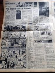 Cumhuriyet Gazetesi - 3 Ağustos 1967 - Çetin Altan'la İlgili Karar İptal Edildi - Anayasa Mahkemesi Karma Komisyon'un Kuruluşunu Anayasa Ve İçtüzüğe Aykırı Buldu - 1 Numaralı Zenci Lider Carmichael Johnson'un Katlinin İstedi - Teknik Üniversite Rektörü Bedri Karafakioğlu - CHP Genel Sekreteri Bülent Ecevit Devlet Bakanı Hüsamettin Atabeyli'ye Cevap Verdi- Pülümür Depreminin Işığa Çıkardığı Acı Gerçekler Yazan Mücahit Beşer Yazı Dizisi - Mıdır Yemen'de Barış Teklif Etti - Burhan Felek Köşe Yazısı - Bir Yudum Çay İçin Yazan Yılmaz Çetiner Yazı Dizisi - Dişi Bond Çizgi Roman - Garth Çizgi Roman - Tiffany Jones Çizgi Roman - Malkoçoğlu Konu Ve Resim Ayhan Başoğlu - Kıbrıs Çıkmazı Ve Mücahitler Yazan Sait Arif Terzioğlu Yazı Dizisi - Pirelli - Süleyman Demirel Spora Eğildi - Amerika'nın Dallas Takımı Türkiye'de Maç Yapmak İstiyor - Fenerbahçe Cuma Günü Dinamo İle Karşılaşıyor - Sivasspor Nihayet Gerçek Yerini Buldu