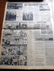 Cumhuriyet Gazetesi - 22 Temmuz 1967 - 12 Saat Devamlı Çalışan Meclis TİP Milletvekili Çetin Altan'ın Dokunulmazlığını Kaldırdı - Çetin Altan Anayasa Mahkemesine Başvuruyor - Sosyalizm Anayasanın Müsaade Ettiği Nispette 141 142'nin Dışındadır - İsmet İnönü Kıbrıs'ta Federasyonda Israr Edilmelidir - Aylak Musa Karikatür - Fransasız NATO Yazan Feridun Akkor - Rusya Ve Amerika Bir Tasarı Üzerinde Birleşmek Yolunda İsrail'i Tanımaktansa Mısır'ı Terk Ederiz - Papa İyi Niyetli Kişilerle Doğrudan Temas Edecekmiş - Türkiye Üzerinde Pazarlıklar Yazan Mehmet Barlas Yazı Dizisi - Dişi Bond Çizgi Roman - Garth Çizgi Roman - Tiffany Jones Çizgi Roman - Malkoçoğlu Konu Ve Resim Ayhan Başoğlu - Sinemada Özgürlüğün Sınırlarını Sansür Kısıtlıyor - Fenerbahçe Bugün Sezonu Açıyor - Basketbol Milli Takımımız Bugün Tahran'a Gidiyor