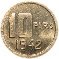 TÜRKİYE CUMHURİYETİ 10 PARA 1942