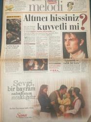 SABAH MELODİ GAZETESİ VE SABAH TELERAMA GAZETESİ - 18 Nisan 1997 -Söyleyemedikleriniz-Süleyman Turan-Ah şu kocalar-Hale Pakcan-Mimi ile Muti-Patrıck Mc Donnel-Bizim Aile-Mort Walker-Dıck Browne-Marvın-Tom Amstrong-astroloji-Bugün ne yapalım-Erdoğan Sevgin-Tom Cruise-sana-kurban bayramınız kutlu olsun-filiz Tosyalı-Aydın-Ayşe Özgün talkshow-Sezen Aksu ve Tarkan’dan süper bayram konseri-Bazaar dergisi-Küçük İbo-kibariye-Bülent Ersoy-Orhan Gencebay-İlyas Salman-Şener Şen-Ayşen Gruda—Filiz Akın-Kartal Tibet-Sadri Alışık-Göksel Koray-Orhan Gencebay-Gülşen Bubikoğlu-Kemal Sunal-Yasemin Yalçın—Leman Çıdamlı - İdil Koleksiyon
