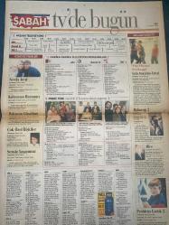 SABAH MELODİ GAZETESİ VE SABAH TELERAMA GAZETESİ - 15 Nisan 1997 -Söyleyemedikleriniz-Süleyman Turan-Ah şu kocalar-Hale Pakcan-Mimi ile Muti-Patrıck Mc Donnel-Bizim Aile-Mort Walker-Dıck Browne-Marvın-Tom Amstrong-astroloji-Bugün ne yapalım-Erdoğan Sevgin-hülya Koçyiğit-Ahmet Çavuşoğlu-Nusret bayrak-Şema tezcan-doçent doktor hüsnü erkmen-meltem pusat-Ümran Baradan-Cons Jeans-Esra Ceyhan-pınar Türenç-jülide Sevim Aysun-bir demet tiyatro-Sabahattin Önkibar-Ayşe Özgün—Selim bay--pınar Uçar-Fatma Girik-Nurseli İdiz--Aydın-Hülya Avşar-İsmet Özhan-Müjdat gezen-Erol Günaydın-Serpil Çakmaklı-Yalçın dümer-Kadir İnanır-perihan Savaş-Mia Farrow