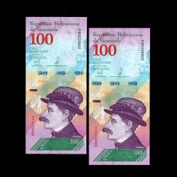 VENEZUELA (2018) - 100 Bolivares (ÇİL 10/10) 