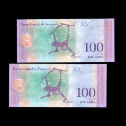 VENEZUELA (2018) - 100 Bolivares (ÇİL 10/10) 