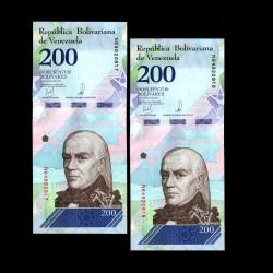 VENEZUELA (2018) - 200 Bolivares (ÇİL 10/10) 