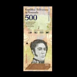 VENEZUELA (2018) - 500 Bolivares (ÇİL 10/10)