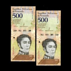 VENEZUELA (2018) - 500 Bolivares (ÇİL 10/10) 