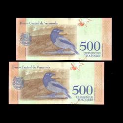 VENEZUELA (2018) - 500 Bolivares (ÇİL 10/10) 