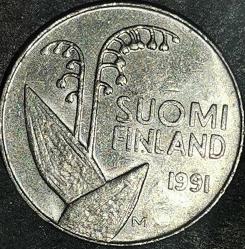FİNLANDİYA  1991   10 PENI