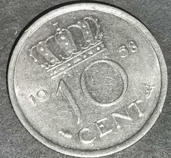 HOLLANDA 1958   10 CENT