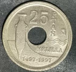 İSPANYA 1997   25 PESETA