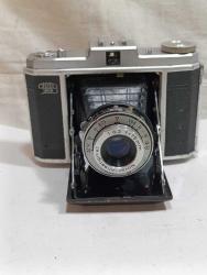 F11----ÇANTALI ZEISS IKON NETTAR KÖRÜKLÜ FOTOĞRAF MAKİNASI--